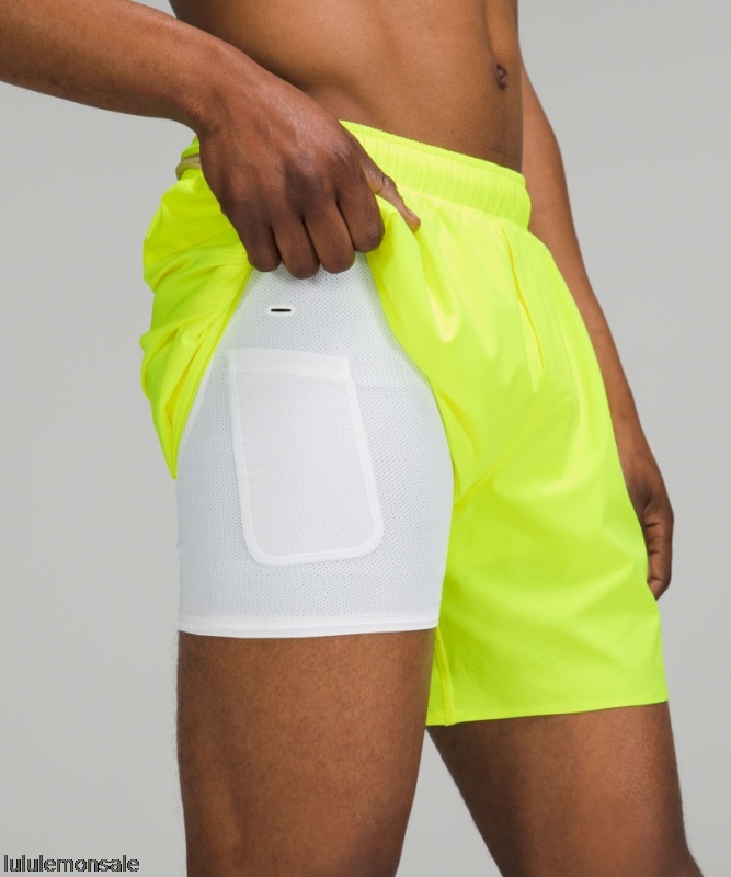 Lululemon Deutschland DELULU870 | Flut Gefüttert Short 6 Highlight Gelb